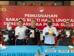Ketegasan Polda Sumsel dalam Pemberantasan Narkoba: 49 Tersangka Diamankan Dan Barang Bukti Dimusnahkan
