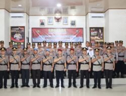 Polres Lampung Utara Gelar Sertijab PJU dan Kapolsek Jajaran
