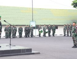 Tingkatkan Jiwa Nasionalisme, Korem 044/Gapo Gelar Upacara Bendera Rutin Setiap Senin