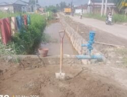 Ini Ungkapnya Pihak Pelaksana Proyek Drainase di Kalidoni Atas Beredarnya Pemberitaan di Salah Satu Media Online