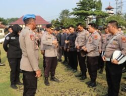 Tingkatkan Disiplin dan Profesionalisme Personel, Si Propam Polres Lampung Utara Gelar Gaktibplin