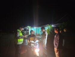 Polsek Penukal Gelar KRYD, Sasar Pelanggaran Lalu Lintas dan Antisipasi Gangguan Kamtibmas