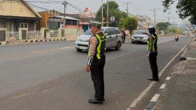 Pam Rawan Pagi, Bukti Nyata Pelayanan Personel Polres Lampung Utara kepada Masyarakat