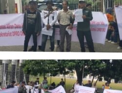 Terkait Adanya Dugaan Korupsi di Lingkungan DPRD OKU, Massa LSM BONKKAR Desak Kejati Sumsel Tetapkan Tersangkanya