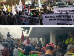 Ratusan Massa Desak Pemkot Palembang Tutup Dan Segel Parkir Rajawali Village Karena Tidak Memiliki Izin