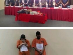 Sindikat Narkoba Tambang Digulung, Polda Sumsel dan Bea Cukai  Barang Bukti 11.443 Butir Ekstasi dan 1.399 Gram Sabu