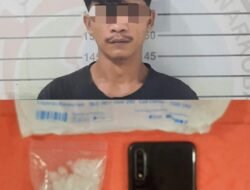 Ungkap Kasus Narkotika, Satresnarkoba Polres Lampung Utara Amankan Seorang Pria Beserta Barang Bukti Sabu