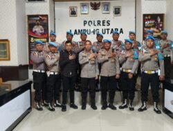 Wakapolres Lampung Utara Tekankan Pengawasan Internal dan Pencegahan Penyalahgunaan Narkoba kepada Kanit Propam Polsek Jajaran
