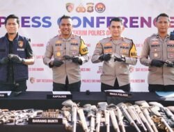 Pekan Pertama Ops Senpi Musi 2026, Polres OKI, Amankan 3 Pelaku dan 77 Senjata Api Rakitan Diserahkan Warga