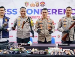 Operasi Senpi Musi 2026 Polres OKI Jajaran Polda Sumsel ungkap Bengkel Pembuatan Senjata Api Rakitan di OKI