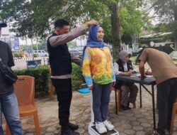 Sambut Hari Bhayangkara ke-80, Polres Lampung Utara Gelar Cek Kesehatan Gratis untuk Masyarakat