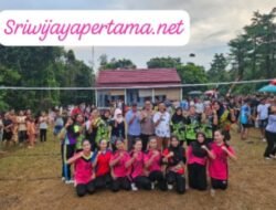 Meriahkan HUT Bhayangkara ke-80, Turnamen Voli Kapolsek Cup Sedot Ratusan Penonton