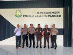 Kapolres PALI Temui Kajari dan Pabung Kodim 404/ME, Bahas Sinergitas Antar APH