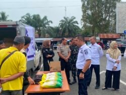 Gerakan Pangan Murah Pemkab PALI Bersama Bulog Disambut Antusias Warga Talang Ubi