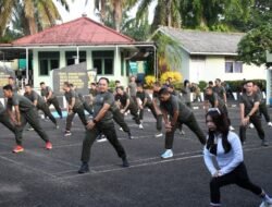 Semangat Soliditas dan Sinergitas, Danrem 044/Gapo Olahraga Bersama Pangdam II/Sriwijaya