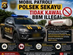 Beredar Isu Pengawalan BBM Ilegal, Polsek Sekayu Buka Suara : Itu Murni Patroli Rutin, Bukan Pengawalan