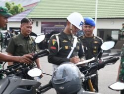 Pastikan Kendaraan Dinas Laik dan Siap Operasional, Korem 044/Gapo Gelar Pemeriksaan Menyeluruh