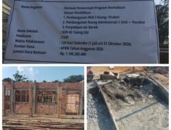Pembangunan Ruang Kelas SDN 45 Talang Ubi, Mutu dan Kwalitas Jadi Sorotan Publik