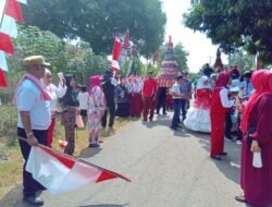 Semarak HUT RI ke-81, Desa Sriagung Gelar Arak-Arakan dan Beragam Perlombaan