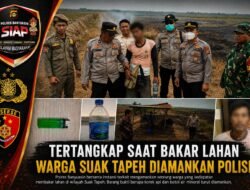 Tertangkap Saat Bakar Lahan, Warga Suak Tapeh Diamankan Polisi