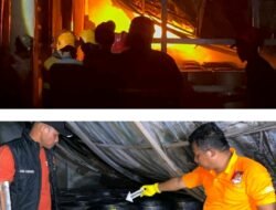 Polisi Usut Kebakaran Lokasi Diduga Penimbunan BBM di Prabumulih Timur