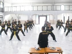 Korem 044/Gapo Gelar Uji Kenaikan Tingkat Pencak Silat Militer