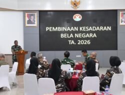 Korem 044/Gapo Gelar Penguatan Karakter Kebangsaan dan Pembinaan Kesadaran Bela Negara