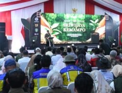 Langkah Nyata Menuju Indonesia Hijau, Korem 044/Gapo Hadiri Peresmian Persemaian Sriwijaya Kemampo