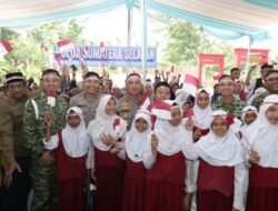 Hadiah Kemerdekaan untuk Rakyat, Polda Sumsel Bangun 81 Jembatan Merah Putih Presisi, Salah Satunya di Banyuasin