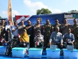 Perkuat Akses dan Konektivitas, Kasrem 044/Gapo Hadiri Peresmian Jembatan Merah Putih