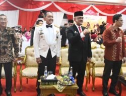Danrem 044/Gapo Bersama Forkopimda Sumsel Hadiri Resepsi Kenegaraan HUT ke-81 RI