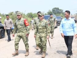 Danrem 044/Gapo Selaku Dansatgas Pamwil Pastikan Kunker RI 1 Berjalan Lancar