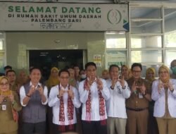 Usai Dampingi  Wamenkes-Wamendagri Tinjau RSUD Palembang BARI, Ini Ungkapnya H Ratu Dewa Dan dr Amalia
