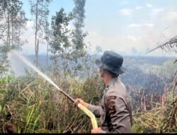 Tim Gabungan Operasi Aman Nusa II Tangani Karhutla di Sungai Menang