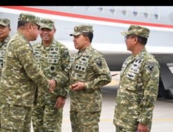 Danrem 044/Gapo Sambut Kehadiran Kasad Jenderal TNI Maruli Simanjuntak di Palembang