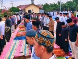 Pemerintah Desa Air itam Bersama Masyarakat Sholat Istisqa Minta Turun Hujan