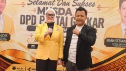 Idrus Tanjung.,Menegaskan, Netta Indian.SP. Perempuan Cemerlang Nahkodai Partai Golkar Kabupaten Banyuasin.