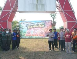 Riding ke Gunung Kelud, Polres Kediri dan Awak Media Suarakan Kesiapsiagaan Bencana