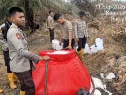 Satgas Aman Nusa II Uji Formula X-Fire untuk Pendinginan Karhutla di Ogan Ilir