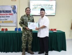 Bekali Generasi Muda, Danrem 044/Gapo Sampaikan Wawasan Kebangsaan di PKKMB STIKES Abdurahman