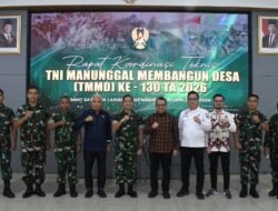 Kasrem 044/Gapo Hadiri Rakor TMMD ke-130, Perkuat Sinergi Percepatan Pembangunan Wilayah