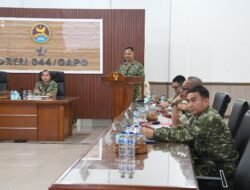 Korem 044/Gapo Gelar Rakor Kesiapan Lomba Bidar Piala Pangdam II/Sriwijaya