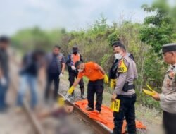 Polres Prabumulih Gerak Cepat Tangani Insiden Kereta Api dan Evakuasi Korban