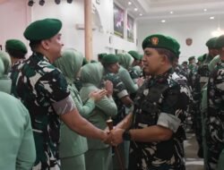 Kenaikan Pangkat Seluruh prajurit TNI Diharapkan Dapat Meningkatkan Pengabdian, Soliditas, dan Profesionalisme, Ungkapnya Danrem 044/Gapo