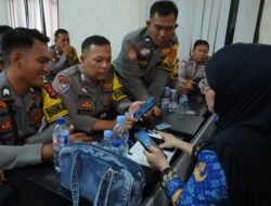 Polres Lampung Utara Ikuti Sosialisasi Aplikasi Pendataan Bantuan Sosial, Bhabinkamtibmas Jadi Agen Pendataan