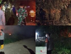 Respons Cepat, Polisi Padamkan Kebakaran Lahan di Talang Buluh Banyuasin