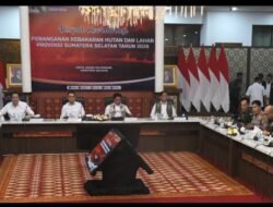 Hadapi Ancaman Kabut Asap, Danrem 044/Gapo Dukung Penguatan Operasi Darat Karhutla