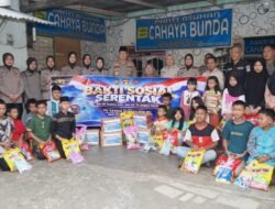 Jaga Reputasi Polri Lewat Aksi Nyata, Bidhumas Polda Sumsel Berbagi dengan Anak Panti Asuhan