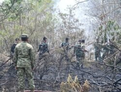 Danrem 044/Gapo Tinjau Penanganan Karhutla, Perkuat Upaya Pemadaman dan Pencegahan di Sumatera Selatan