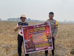 Polsek Muara Padang Gencarkan Patroli dan Sosialisasi Pencegahan Karhutla di Margo Mulyo 16